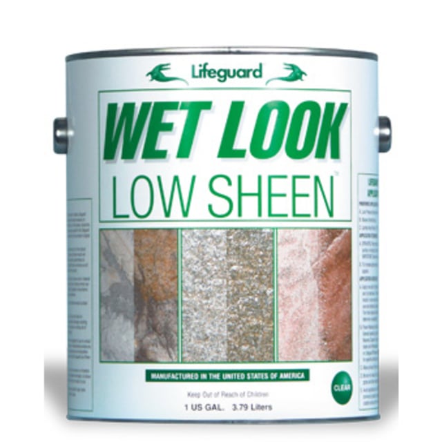 Wet look sealer - low sheen