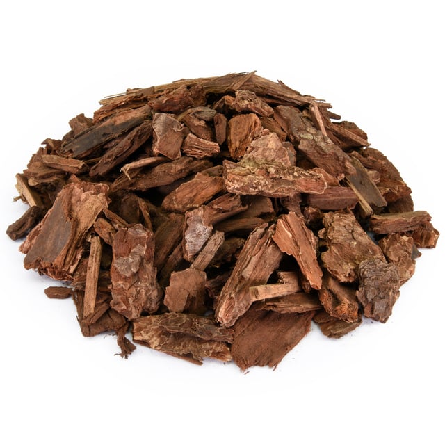 Montana Bark Nuggets landscape mulch groundcover in pile