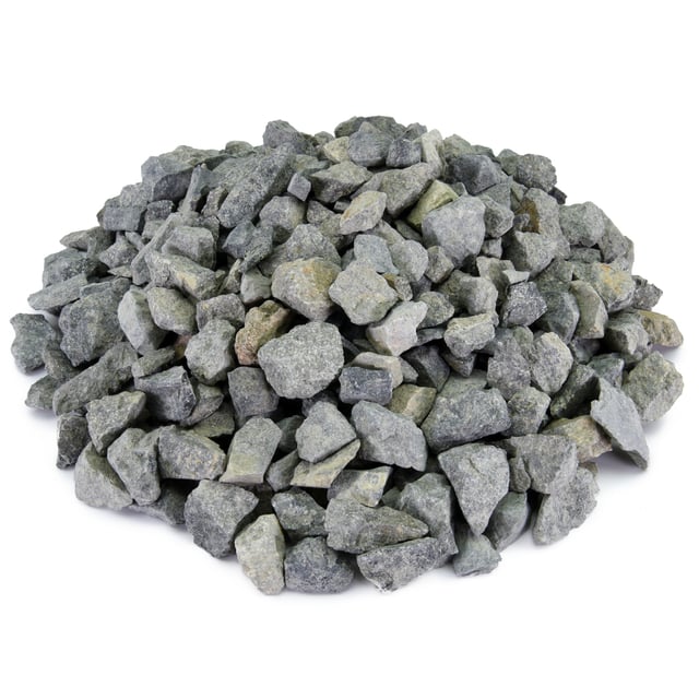 Pewter Gray Crushed Rock in pile