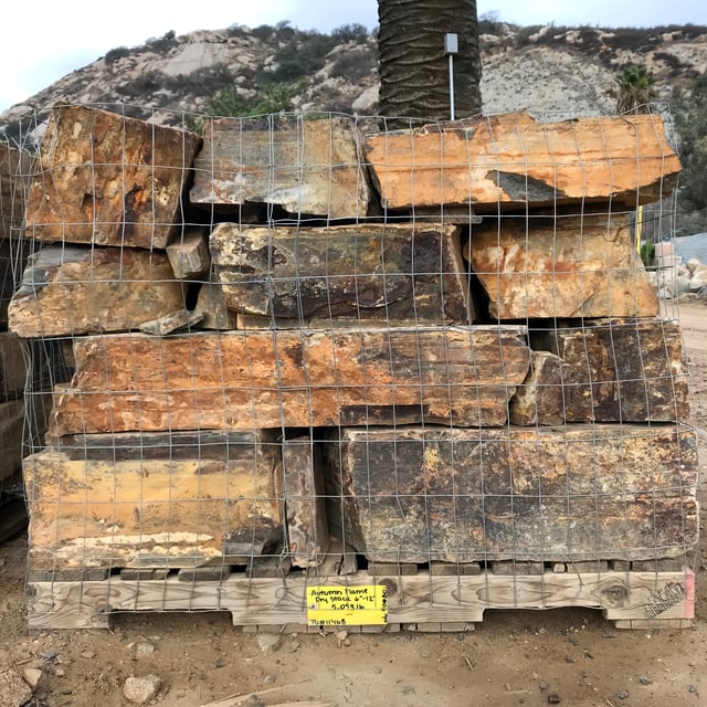 Autumn Flame Dry Stack on pallet at rock yard