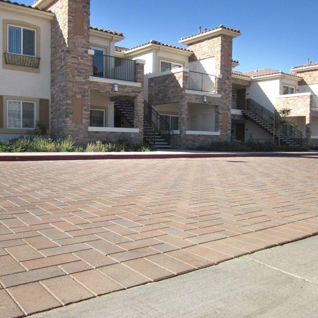 Orco Del Mar Rectangular Pavers Installed on street