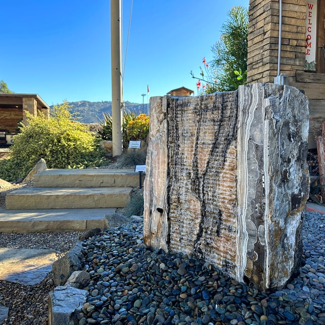 Storm Chaser Stone Fountain for sale at landscape rock yard