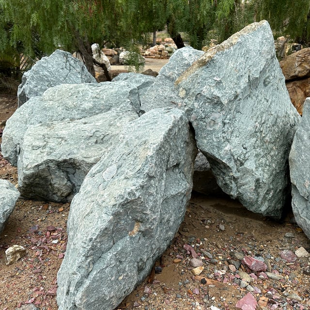 Seafoam Boulders in bulk at rock yard