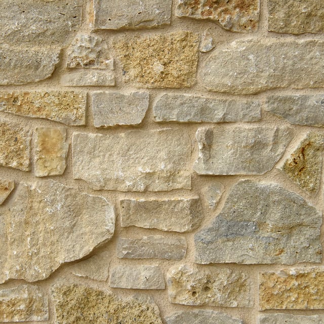 Country Cottage Stone Veneer Natural Ledgestone on rock wall project